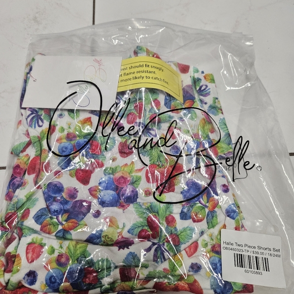 Ollee and Belle Halle 2 piece short set 18-24 - Picture 1 of 1